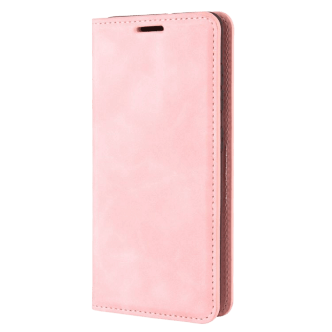 Mocaa Samsung Galaxy A41 Magnetisch Slim Fit Bookcase Hoesje Roze