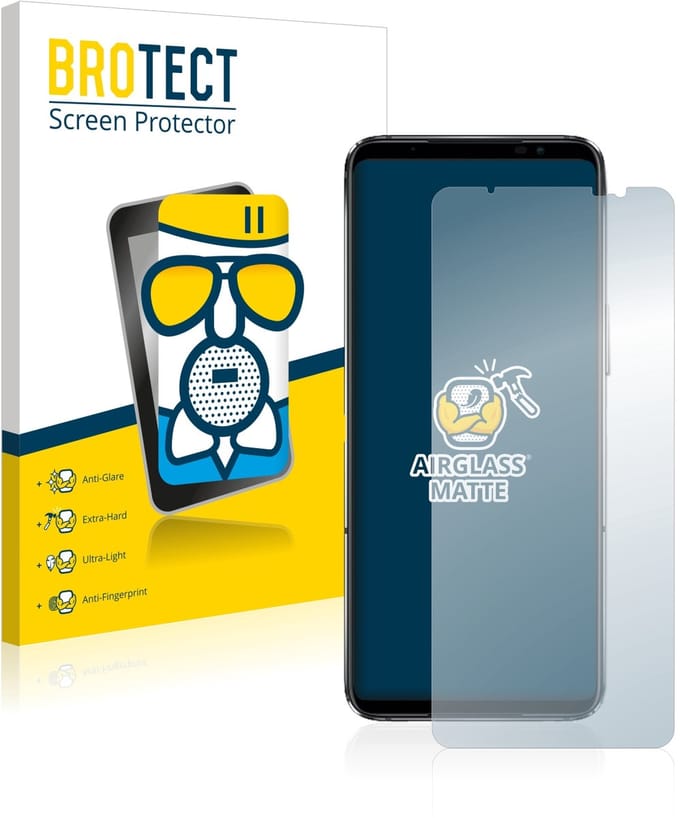 BROTECT - Screenprotector voor ASUS ROG Phone 6D Ultimate - Folie Beschermfolie Beschermglas matte