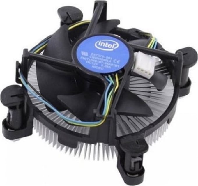 Intel E97379-003 koelsysteem voor computers Processor Luchtkoeler Aluminium, Zwart