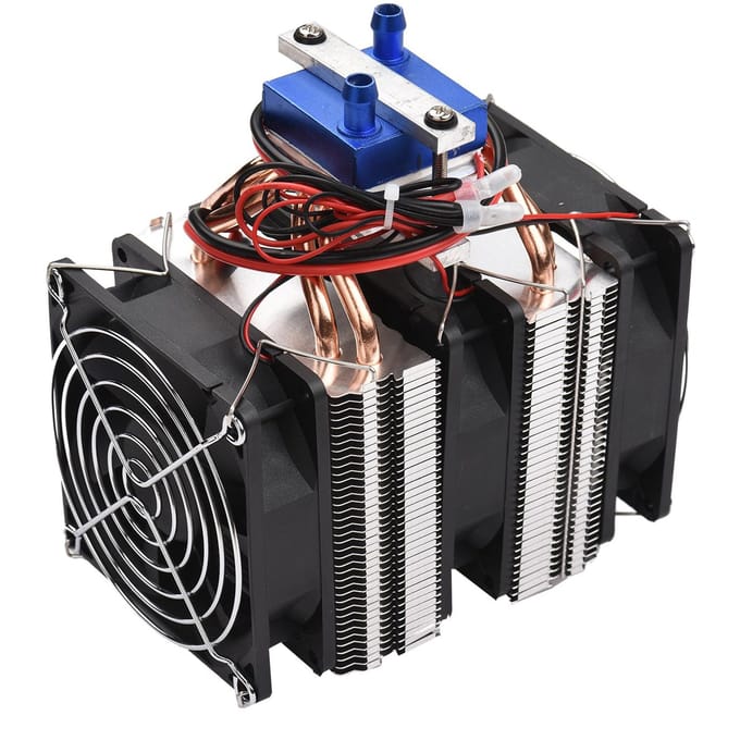 Refroidisseur de réservoir de poissons de réfrigération de semi-conducteur de puissance élevée de 180 W 12 V réfrigérateur-eau de refroidissement 120W gray