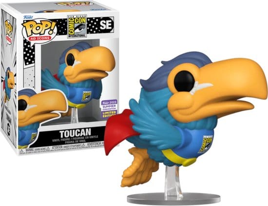 Funko Pop! Ad Icons: San Diego Comic Con - Toucan #SE [2023 SDCC Exclusive Official Con Sticker]