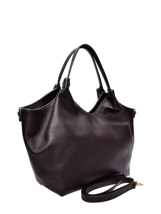 Isabella Rhea Bordeauxrood Rundleer Tas