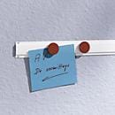 MAUL Metaalstrip MAULnail-up staal metaal om vast te nagelen 100 x 5 x 0.49 cm wit