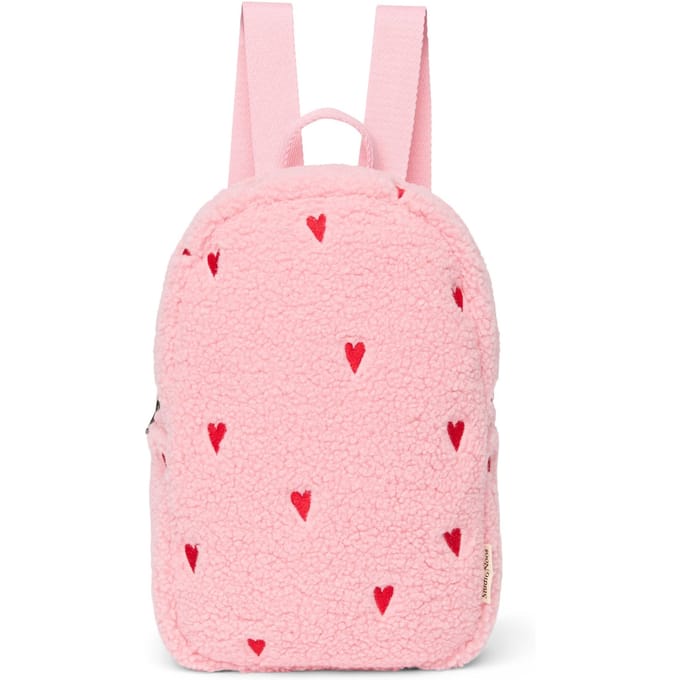 Studio Noos rugzak mini teddy light pink hearts