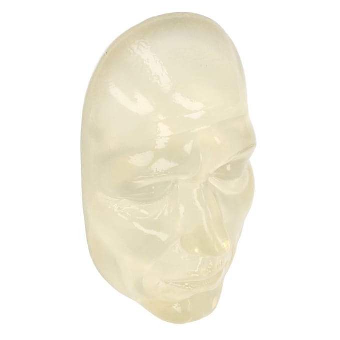Injectie Training Hoofd Gezichtsmodel Silicone Gesimuleerde Details Herbruikbaar Verbeterde Vaardigheden Hoofd Gezichts white