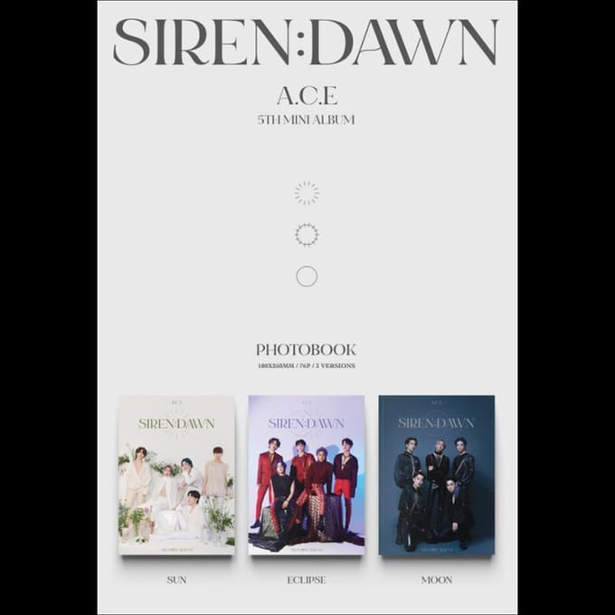 ACE 5e mini-album [SIREN : OCHTENDGLOREN] RANDOM black