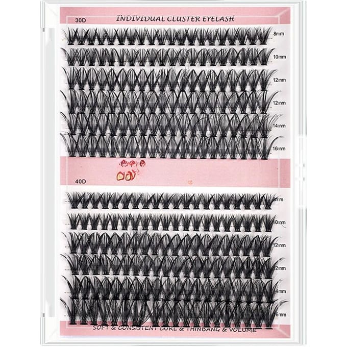 Wimpers Nepwimpers 30D40D Wimpers Gemengde Set gray