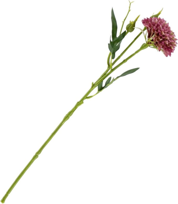 Kunstbloem zinnia 36cm paars