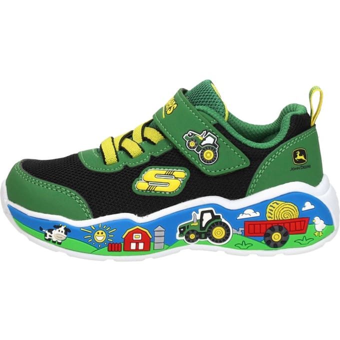 Skechers Play Scene-Barn-Squad Buddies - Jongens Sneakers - Groen