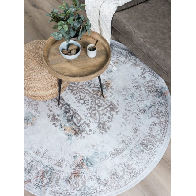 Veer Carpets Vloerkleed juud rond ø120 cm