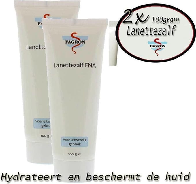 Fagron- Lanettezalf - 2x 100gram - bij droge huid