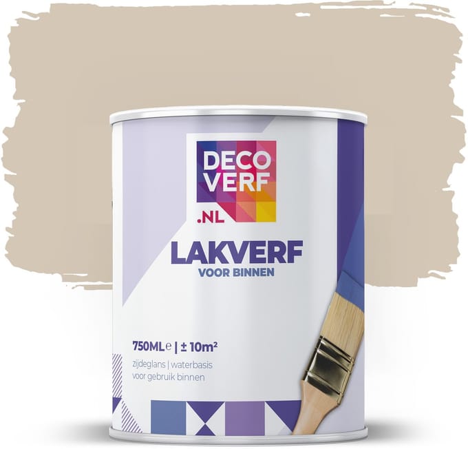 Decoverf lakverf bamboe crème, 750ml