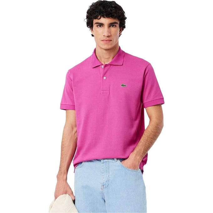 Lacoste Heren L.12.12 Original Poloshirt (Roze)