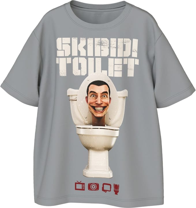 NAME IT - NKMARVIS SKIBIDI SS NREG TOP LNOOS VDE - Jongens - T-shirts