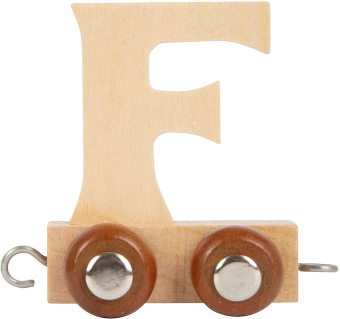 Small Foot - Wooden Letter Train - F - 12 pieces