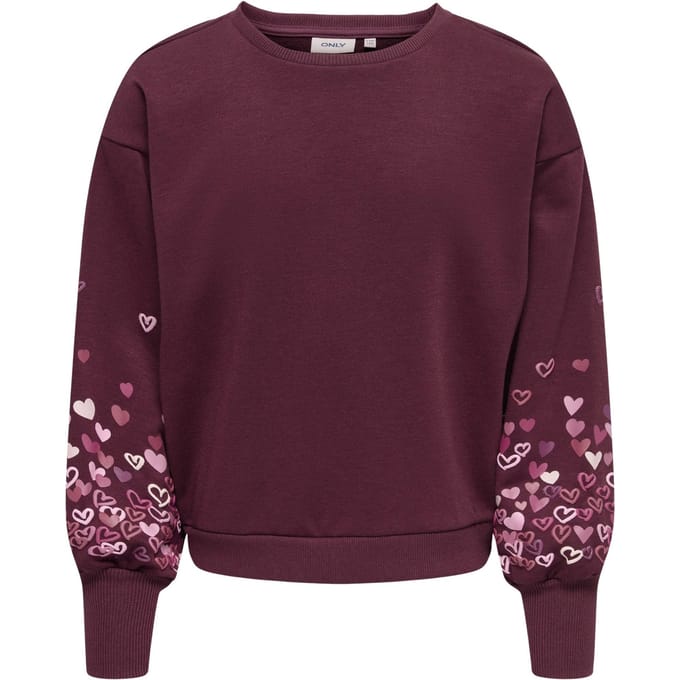 KIDS ONLY - KOGBROOKE L/S O-NECK FLOWER SWT NOOS Meisjes Trui