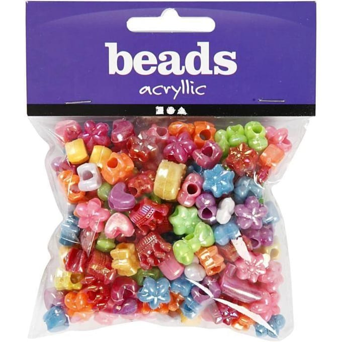 Creativ Company Figure Beads Multicolour approx. 190pcs.