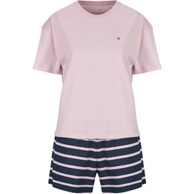 Tommy Hilfiger  Pyjama's / nachthemden SS PRT PJ SHORT SET (EXT. SIZES)