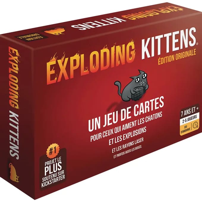 Bordspel Asmodee Exploding Kittens (FR)