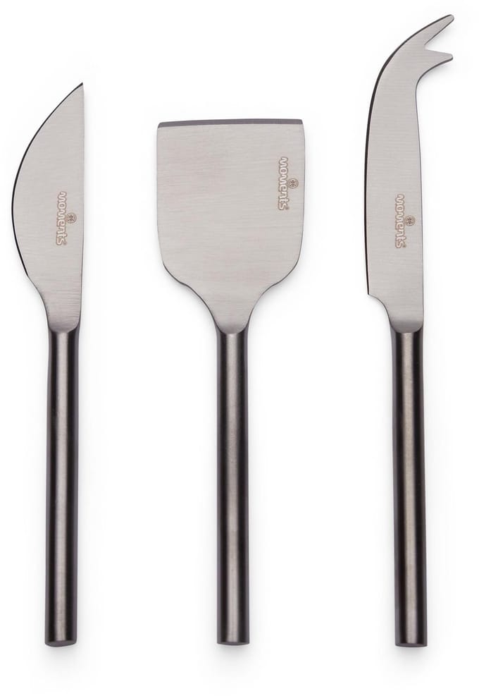 Moments Kaasmessen 14 cm Titanium set van 3