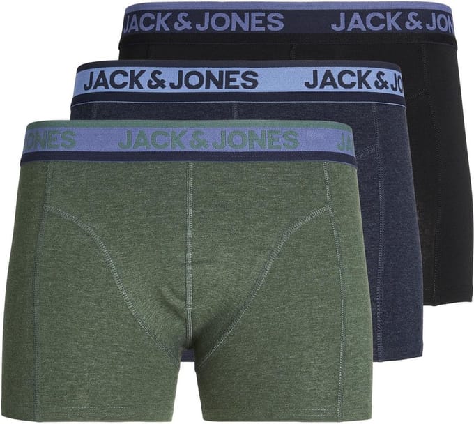 JACK&JONES - JACCARLOS TRUNKS 3 PACK - Heren - Onderbroeken