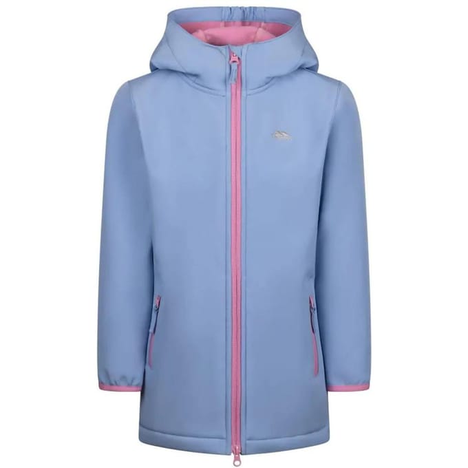 Trespass Meisjes Brennagh Soft Shell Jas (Korenbloem)