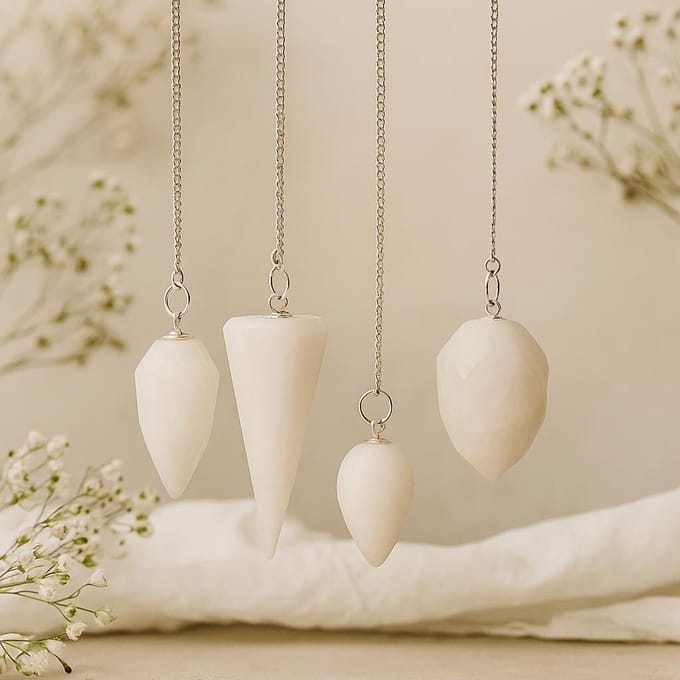 Magic Pendulum - Snow Quartz