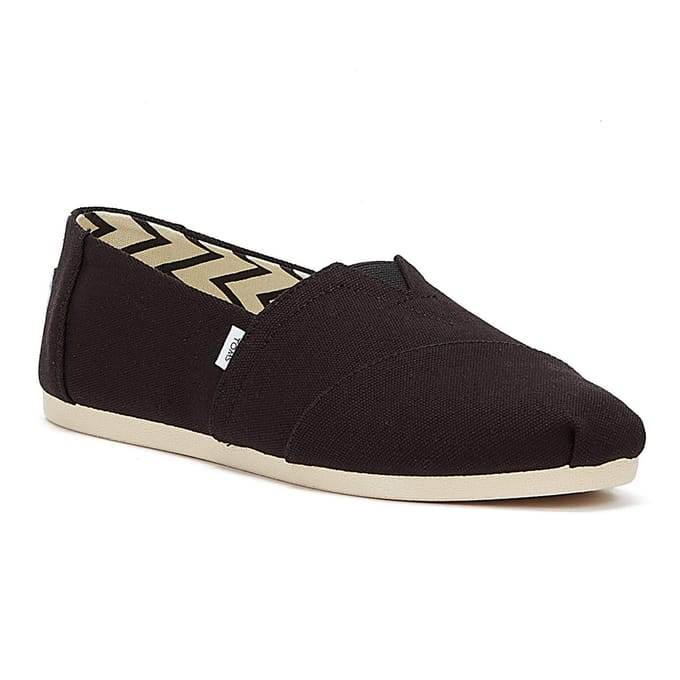 TOMS Alpargata Katoen Canvas Dames Zwarte Espadrilles