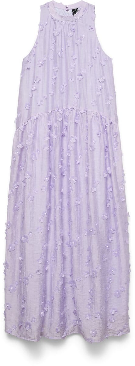 VERO MODA - VMFLORENTE SL HIGH NECK 7/8 DRESS EXP - Dames - Maxi jurken