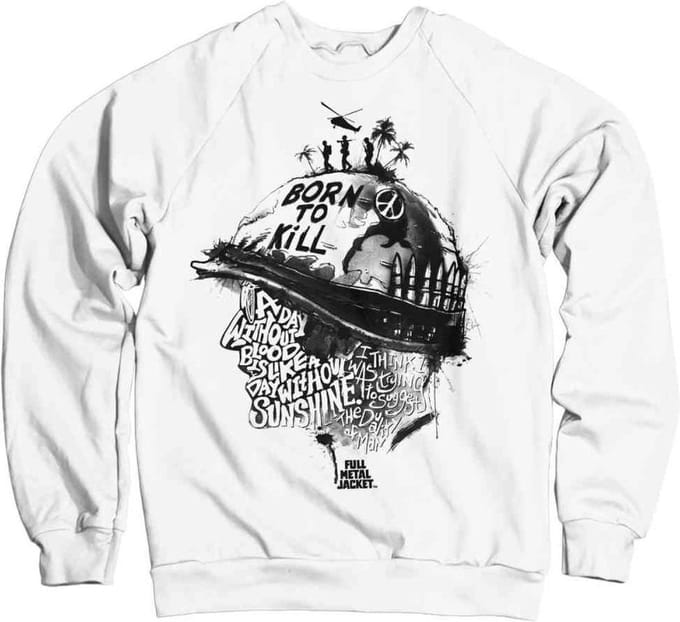 Full Metal Jacket Sweater/trui -XL- Sayings Wit