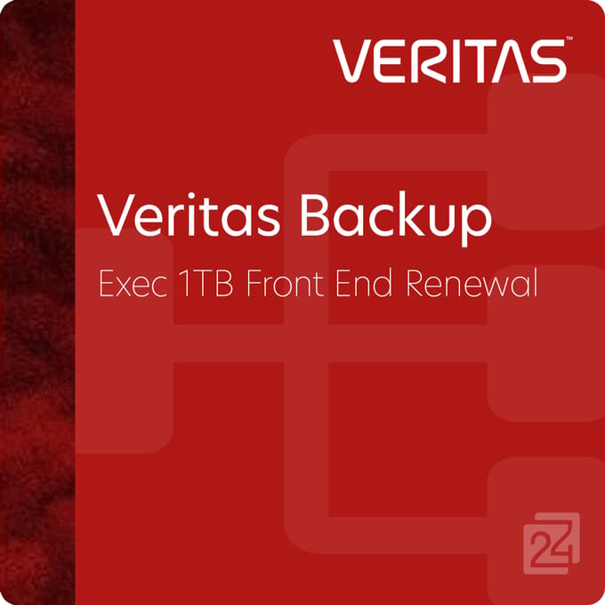 Veritas Backup Exec 1TB Front End Renewal Bronze 1 Jaar