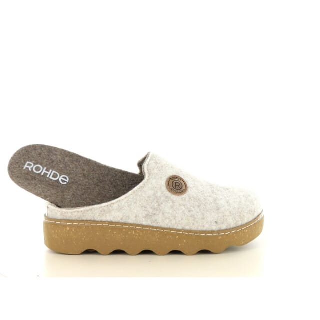 Rohde Pantoffels - Dames - Beige - Maat:42