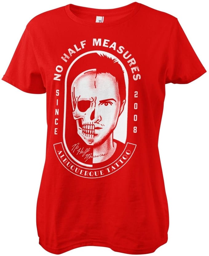 Breaking Bad T-shirt No Half Measures Girly Tee SP-5-BB025-H70-16
