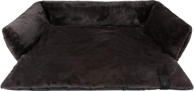 District 70 NUZZLE - Zachte Mand Voor Op De Bank - Small: 65 x 75 cm - Donker Grijs