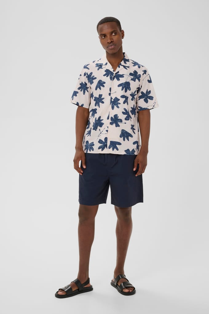 Regular fit vrijetijdsoverhemd van katoenmix model 'Klampo'