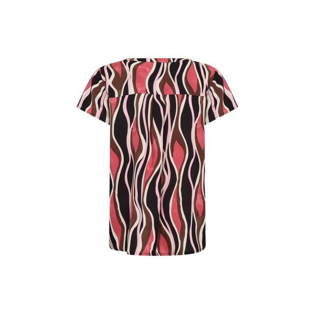 regular fit T-shirt van pure viscose model 'Cammi'