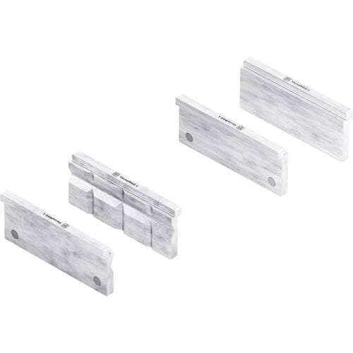 Fijn Aluminium-beschermbekkenpaar Set (P) Prisma en (B) Blank 150mm - 99100001365