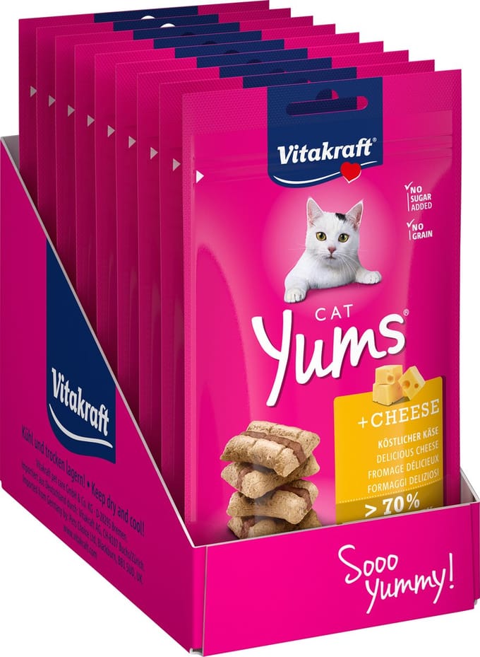 Vitakraft Cat Yums kaas - 9x40 gram