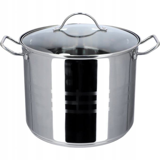 KADAX – Hoge kookpan – 28 cm – 13,5 L – Met deksel