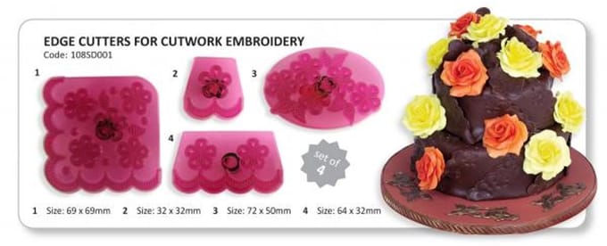 JEM Edge Cutters for Cutwork Embroidery Set/4