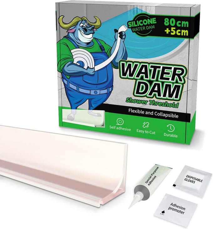 Zelfklevende Siliconen Drempelstrip voor Douche en Badkamer