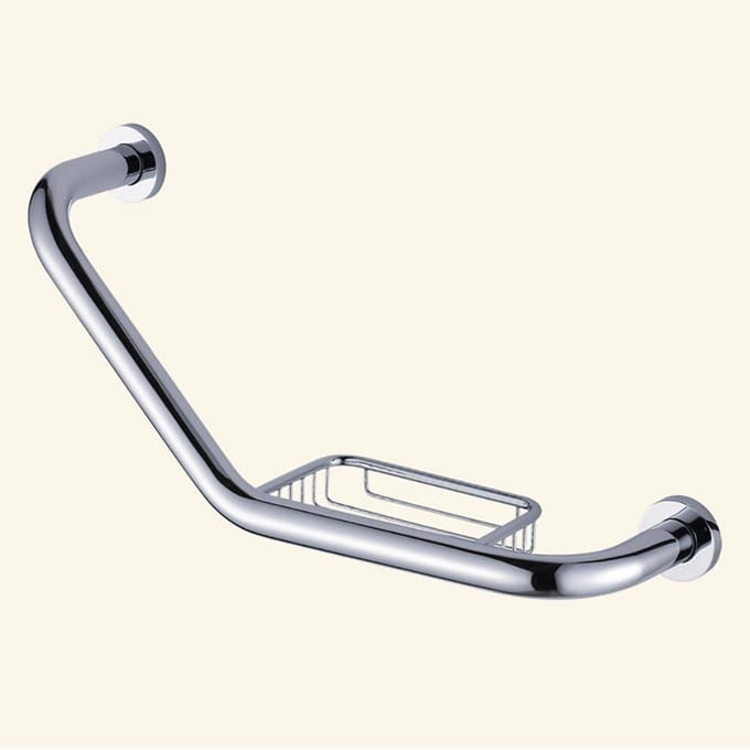Badkamer Armsteun - Handgreep Douche - Veiligheid Thuis - Antislip Ontwerp - 420 mm - Chroom