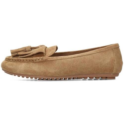 PS Poelman TAYA Dames Loafers - Licht bruin