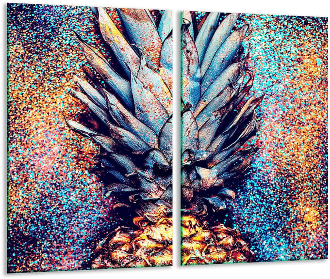 TMK ArtDeko - Snijplank - Ananas - 2x30x52cm - Glas