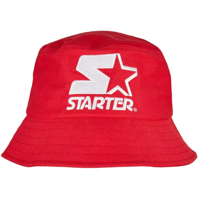 Starter Black Label - Basic Bucket hat / Vissershoed - Rood