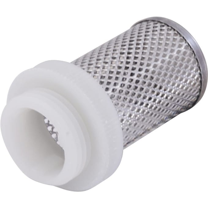 G 3'' Rvs/Nylon Zuigfilter 2 Mm Mesh