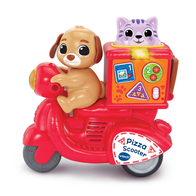Vtech Press & Go Pizza Scooter Interactief speelgoed
