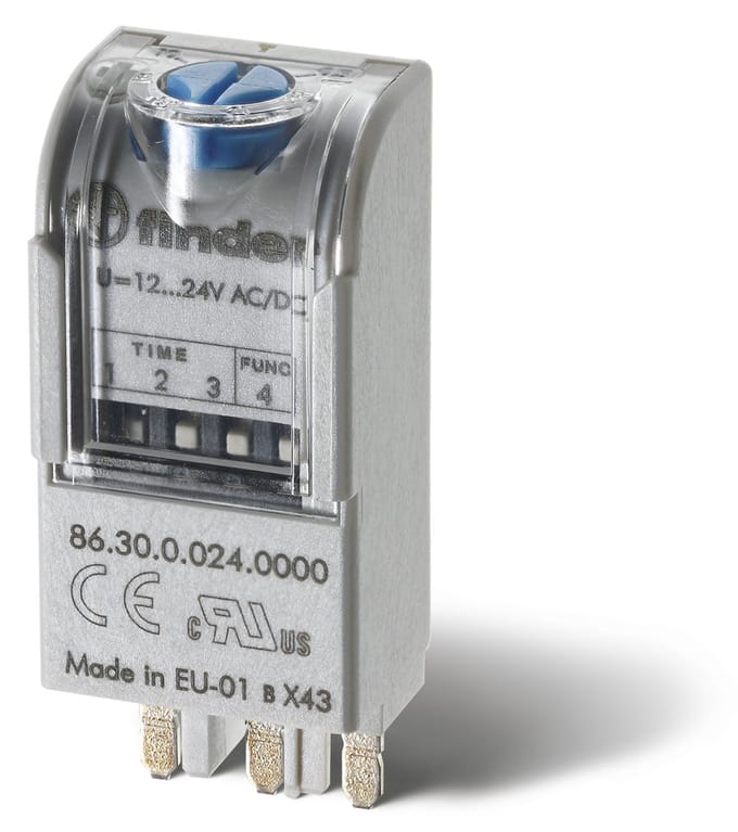 Finder 86.30 Multifunctionele Timer Module 12-24V AC/DC - 86.30.0.024.0000