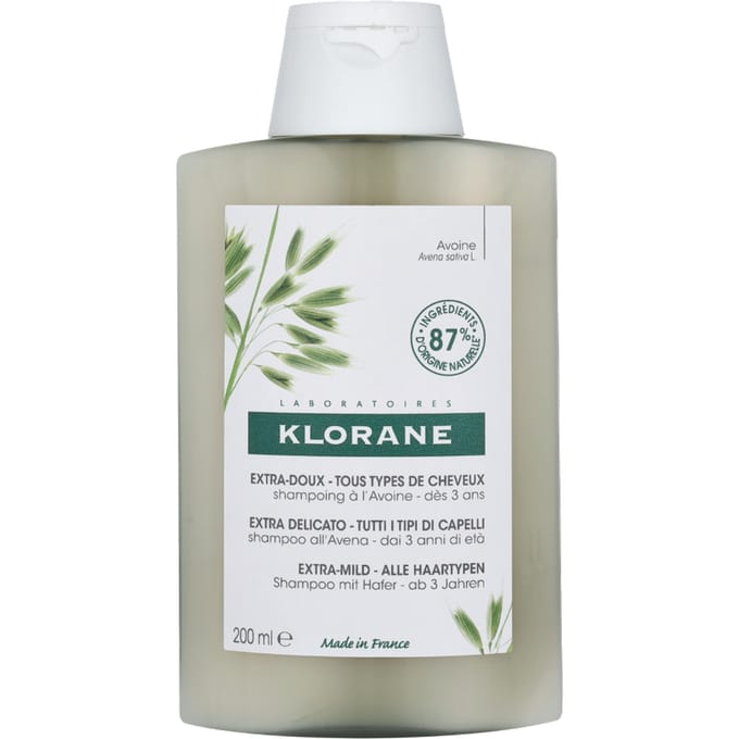Klorane Extra Zachte Shampoo Met Haver Alle Haartypes Vanaf 3 Jaar 200ml