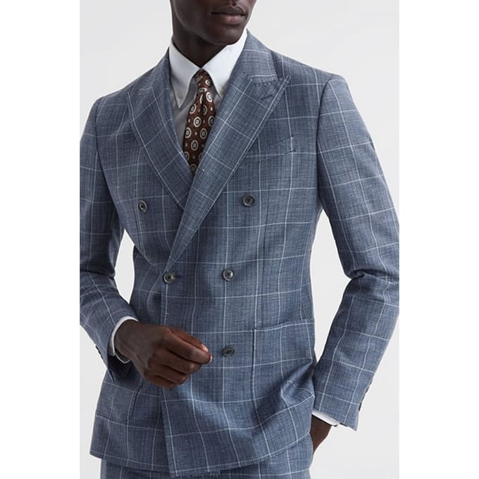 Reiss Aintree-db Blazer — Indigo Größe: 38 | Blazer Outlet | Herren | Blau